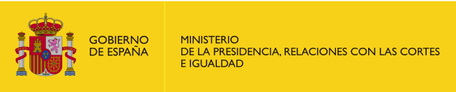 Logo del Ministerio de Igualdad del Gobierno de España