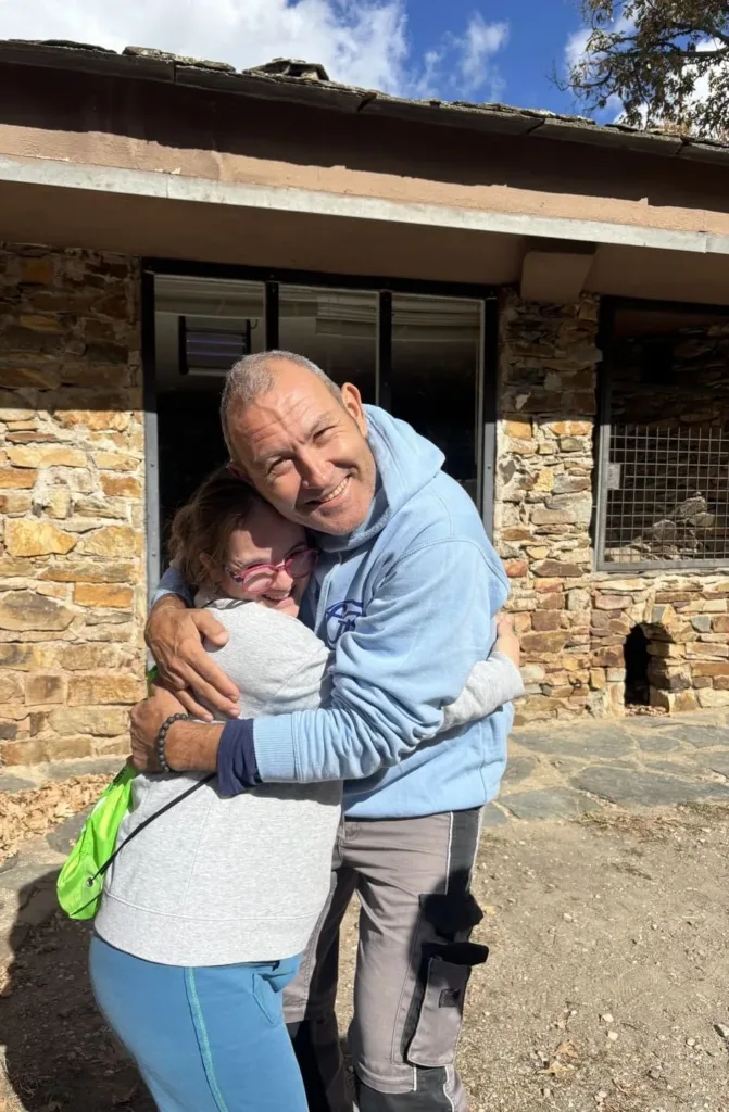 Alumnos del IES Francisco Javier de Burgos en el pueblo de Umbralejo